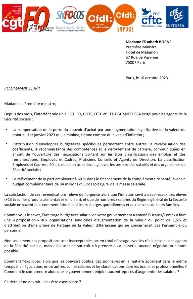 Lettre Commune Demande De Rendez Vous Re Ministre F D Ration Des